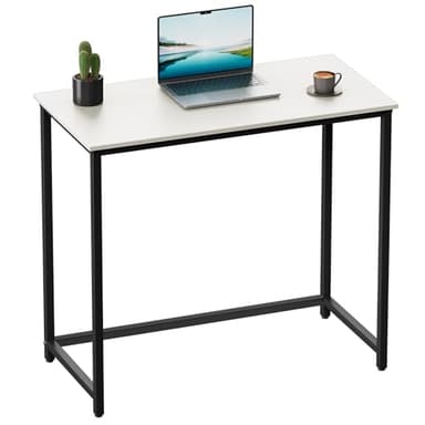 SINPAID Small Computer Desk - 31.5" Modern Gaming & Study Desk for Small Spaces, White - Image 1