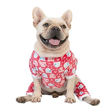 CuteBone Dog Halloween Pajamas Puppy Onesies Small Dogs Soft Pjs Coat Cat Apparel Comfy Pet Christmas Clothes Outfit Doggie Bodysuit P145L - Image 3