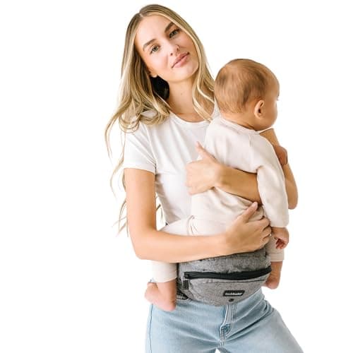 Tushbaby The Original Premium Quality Hip Seat Carrier – Safety-Certified Baby & Toddler Carrier with Secure Safety Buckles, No-Flimsy-Foam Design, Storage Pockets & Nursing Pillow. 0–3 yrs - Image 1