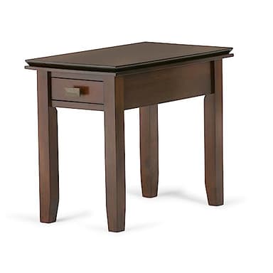 SIMPLIHOME Artisan SOLID WOOD 14 inch Wide Rectangle Transitional Narrow End Side Table in Russet Brown for the Living Room and Bedroom - Image 10