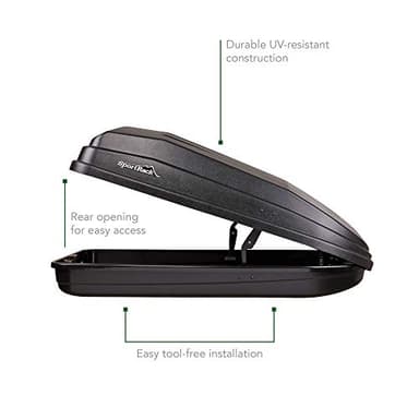 SportRack Vista XL Rear Opening Cargo Box,Black - Image 3