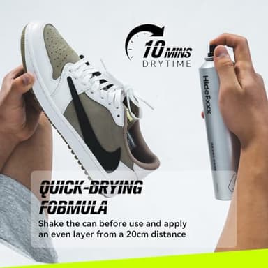 HideFxxx Shoe Protector Spray Waterproof - 11.84 OZ Waterproof Shoe Spray - Suede Protector Spray for Sneaker Boots & Canvas 350ml - Image 5