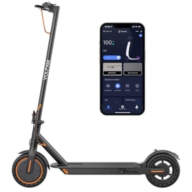 VOLPAM Electric Scooter, 350W/500W, 8.5"/10" Tires, 12/21/28 Miles Range, 16/19/22Mph, Folding E-Scooter with Dual Braking (8.5''-12Miles-350W) - Image 1