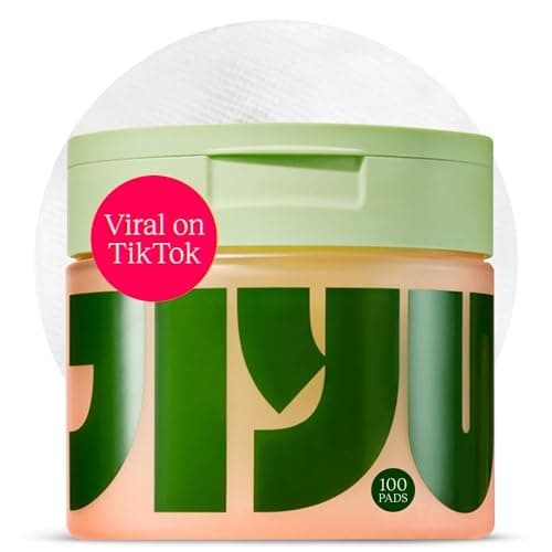 JiYu Toning Polish Pads - Korean Skincare for Dark Spots, Wrinkles & Dull Skin - Hydrating Facial Treatment with Snail Mucin, Niacinamide, Peptides & Centella - 100 Count - Image 1