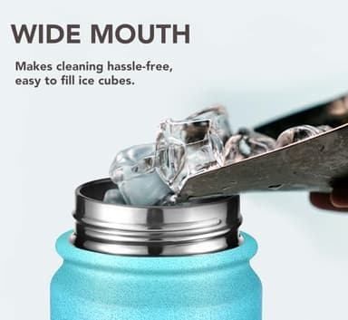 mininoo 24 oz Insulated Water Bottle with Straw Lid, Stainless Steel Double Wall Vacuum, Leak Proof, BPA Free, Keep Cold for 24H & Hot for 12H(Pacific Dream) - Image 4