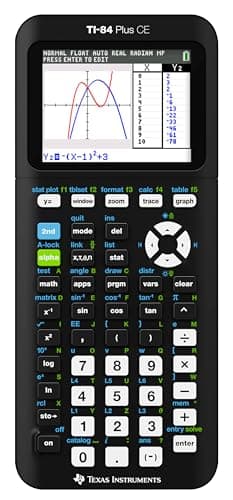 Texas Instruments TI-84 Plus CE Color Graphing Calculator, Black - Image 1