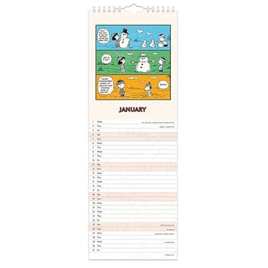 2025 Peanuts Slim Wall Calendar - Image 3
