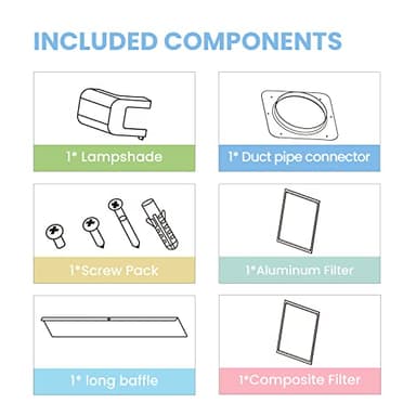 Comfee' Range Hood 30 Inch Ducted Ductless Vent Hood Durable Stainless Steel Kitchen Hood for Under Cabinet with 2 Reusable Filter, 200 CFM, 2 Speed Exhaust Fan - Image 3