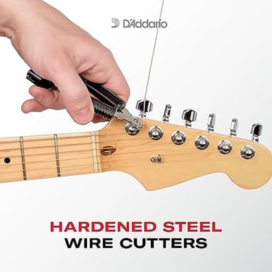 D'Addario Accessories Pro-Winder Guitar String Winder, Cutter, Bridge Pin Puller - All in One Guitar Tool - Black - Image 5
