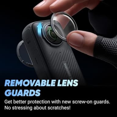 Insta360 X4 Motorcycle Handlebar Bundle - Waterproof 8K 360 Action Camera, 4K Wide-Angle Video, Invisible Selfie Stick Effect, Removable Lens Guards, 135 Min Battery Life, AI Editing, Stabilization - Image 8