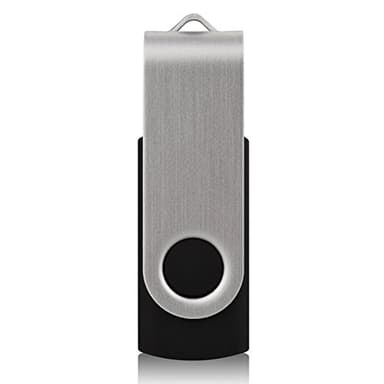 Aiibe 5pcs USB Flash Drive 4GB Pen Drive Thumb Drives USB Drive (5 Colors: Black Red Yellow White Purple) - Image 2