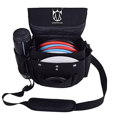 CROWN ME Disc Golf Set, Disc Golf Starter Set,Includes 1pc Bag with Water Bottle Pocket and Accessory Pocket, 2pcs Drivers, 2pcs Mid-Ranges, 2pcs Putters, 1pc Mini Disc Marker and 1pc Towel - Image 3