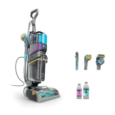 Shark EX300 CarpetXpert HairPro with StainStriker Technology Upright Vacuum, Built-in Spot & Stain Eliminator, Perfect for Pets & Hair Removal, 3 Cleaning Tools, Cleaning Solution (Renewed) - Image 1