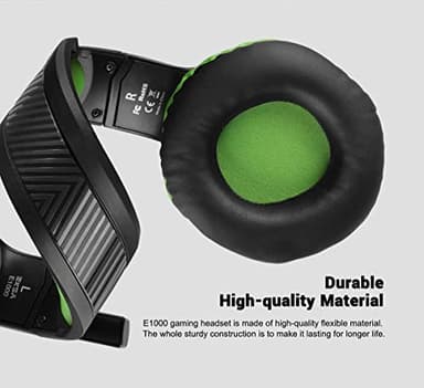 EKSA E1000 Gaming Headset, Computer Headphones with Noise Canceling Mic & RGB Light, Compatible with PC, PS4, PS5, Laptop - Image 6