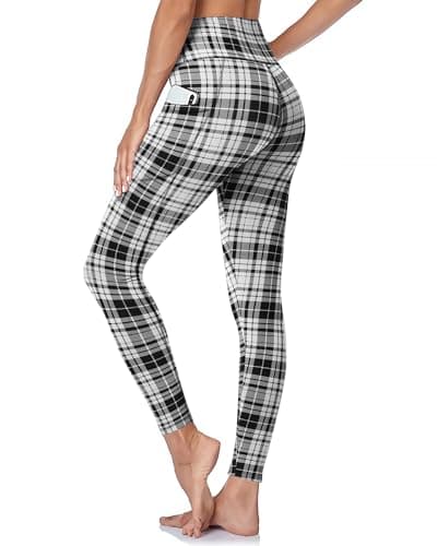 GAYHAY High Waisted Leggings for Women - Soft Opaque Slim Tummy Control Printed Pants for Running Cycling Yoga - Image 1