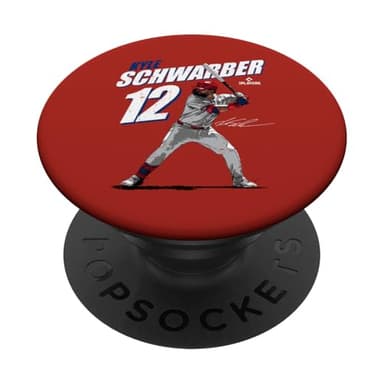 Kyle Schwarber | Philadelphia Baseball Players | MLBSWB3001 PopSockets Adhesive PopGrip - Image 1