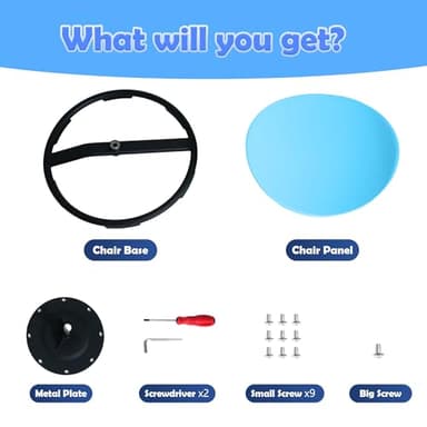 makarci Spinning Chair for Autistic Kids - Kids Sensory Chair, Sit and Spin Toys for Toddlers, Autism Sensory Products for Body Coordination & Balance, Sensory Play (Blue) - Image 5