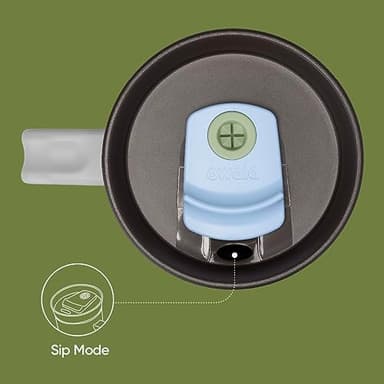 Owala Stainless Steel Triple Layer Insulated Travel Tumbler with Spill Resistant Lid, Straw, and Carry Handle, BPA Free, 40 oz, Green (Brave Adventures) - Image 5