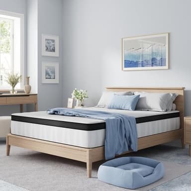 Avenco King Mattress, 12 Inch Medium Firm King Size Mattress in a Box, Hybrid Mattresses with Smarts™ Coil Pocket Springs for Motion Isolation, Strong Edge Support, CertiPUR-US Certified - Image 8