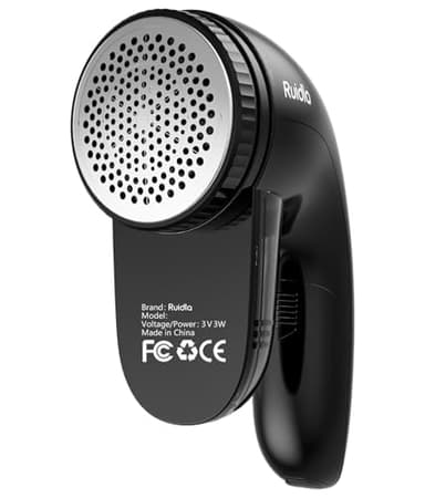 Lint Remover, Fabric Shaver for Clothes and Furniture, Sweater Shaver with 6-Leaf Blades & Safety Lock, Lint Shaver Fabric Shaver 4 Times Efficiency to Remove Pilling - Image 1