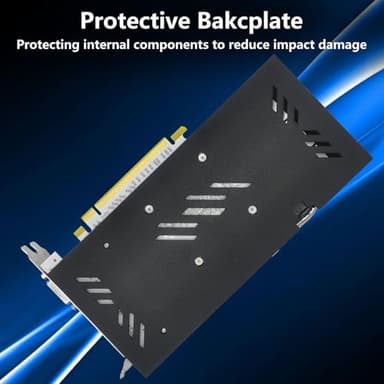 Radeon RX 580 8GB Graphics Card, GDDR5 1289MHz 2048SP 256bit, HDMI, DP, DVI-Output, GPU with Dual Cooling Fan, PCIE 3.0, AMD Video Card for Computer Gaming and Office, Supports Up to 8K - Image 7