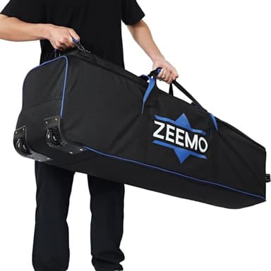 ZEEMO Golf Travel Bag, Full-Open Protective & Wheeled Airline-Approved Case for Clubs, Cart&StandBag, Soft-Sided Waterproof Cover Made of Heavy Duty Oxford, Black - Image 6