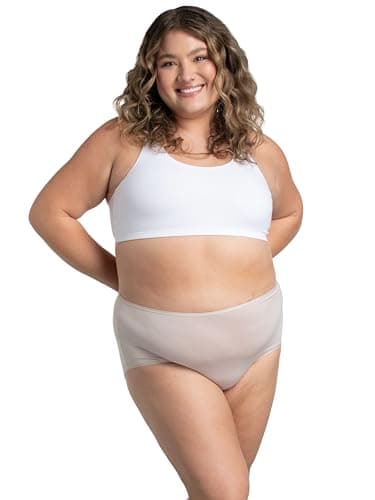 Fruit of the Loom Women's Size Underwear, Designed to Fit Your Curves, Brief-Cooling Stripes-Colors May Vary, 11 Plus - Image 4