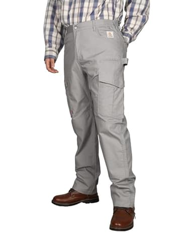 BOCOMAL FR Pants Cargo Pockets Lightweight 100% C Rip Stop Water Repellent Finish Flame Resistant Jeans Regular Fit - Image 3