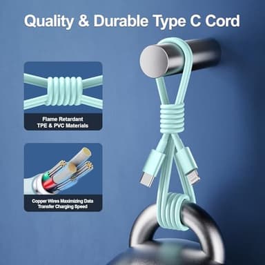 Compatible with iPhone 14 Fast Charger,3 Pack Type-C Charger with 6ft USB C Cable,20W PD USB C Wall Charger Adapter with Type C to Liighting Cables Compatible with iPhone 14/14 Pro/14 Pro Max/13/12/11 - Image 5