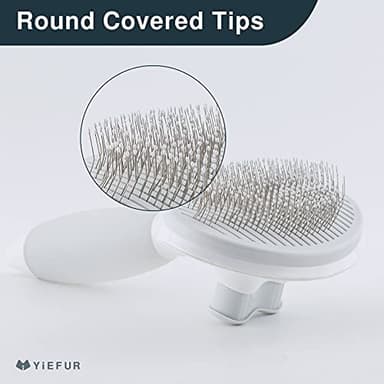 Cat Hair Brush,Cat Brush for Shedding,Soft Silicone Self Cleaning Brushes for Short and Long Haired Cats for Grooming and Shedding - Image 3