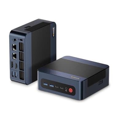 BOSGAME M4 Mini PC, Mini Desktop Computer with AMD Ryzen 7 8745HS, 32GB DDR5 1TB PCle SSD, 4K Triple Display, Oculink, USB4.0, Dual 2.5G LAN, Wi-Fi 6E, BT5.2, for Home, Office, Gaming & Design - Image 1