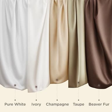 Bedsure Satin Pillowcases, Similar to Silk Pillow Cases Queen Size Set of 2, Pure White Cooling Pillow Case for Sleeping Women with Envelope Closure, Gifts for Women Men, 20x30 Inches, 2pcs - Image 9