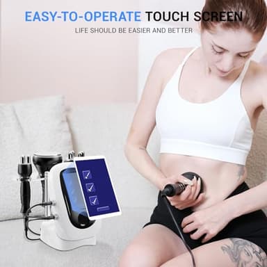 MEIQIER sens for Improvement in The Appearance of Cellulite Device Cellulite Massager Radio Frequency, White - Image 4