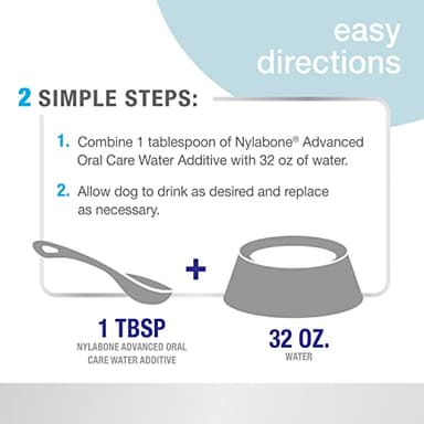 Nylabone Advanced Oral Care Pet Dental Water Additive, Liquid Tartar Remover & Breath Freshener for Dogs, Dog Teeth-Cleaning, Original Flavor, 32 oz. - Image 3