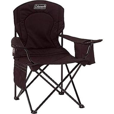 Coleman Portable Camping Chair with 4-Can Cooler, Cushioned Seat & Back with Side Pockets & Cup Holder, Carry Bag Included, Great for Camping, Tailgating, Firepits, Patio, & More - Image 7