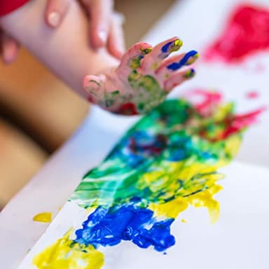 Crayola Washable Finger Paints (6ct), Toddler Paint Set, Nontoxic Finger Paint for Kids, Arts & Crafts Supplies for Toddlers, Teacher Classroom Must Have [Amazon Exclusive] - Image 6