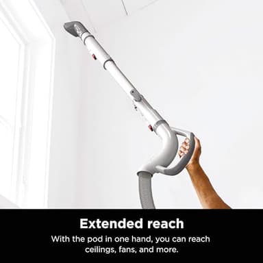 Shark | Upright Vacuum Cleaner | Navigator Lift-Away | Swivel Steering | HEPA Filter | Vacuum for Pet Hair | Crevice Tool & Dusting Brush Included | For Carpets & Hard Floors | White/Silver | NV356E - Image 3