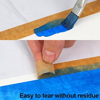 Guirnd 12PCS Colored Masking Tape, Kids Art Supplies, DIY Craft Tape, Colored Tape Rolls, Colored Painters Tape, 1.7cm x 12m (2/3In x 13Yards) - Image 6