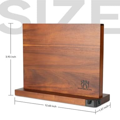 Magnetic Knife Holder with Enhanced Magnets, Multifunctional Countertop Magnetic Knife Block Stand, Universal Knife Storage & Kitchen Tool Organizer for Counter Top - Image 2