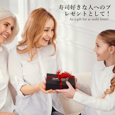 Delamu Sushi Making Kit, 20 in 1 Bazooka Roller Kit with Chef’s Knife, Bamboo Mats, Rice Mold, Temaki Sushi Mats, Rice Paddle, Spreader, Chopsticks, Sauce Dishes, Guide Book - Image 6