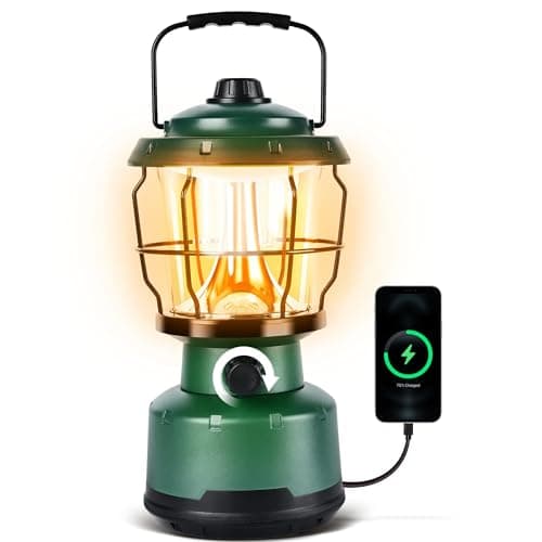 LED Camping Lantern, Rechargeable Batteries Powered Lanterns 2500LM, Water Resistant Emergency Lantern for Power Outage, Hurricane, Hiking - Image 1