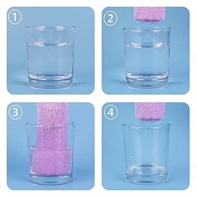 softan Baby Washcloths, 24Pack Baby Wash Cloths Extra Soft & Ultra Absorbent, Baby Towels and Washcloths Face Towel Unisex for Boys Girls Body, Washclothes Gentle on Sensitive Skin, 9x9 Pink Whale - Image 5