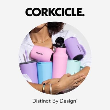 Corkcicle Cold Cup XL - Insulated Tumbler with Handle - Keeps Drinks Cold 12 Hours - Triple-Insulated - Spill-Proof Lid - Summer Drinkware Gift - Keeps Drinks Ice Cold - 30 oz - Berry Punch - Image 9