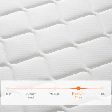 PECHINOU Twin Mattress, 6 Inch, Gel Memory Foam & Spring Hybrid, Plush, White, Breathable & Pressure Relief, Twin Size - Image 4