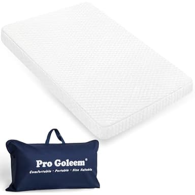 Pro Goleem Pack and Play Mattress (38"x26"), Waterproof Pack n Play Mattress Pad with Carry Bag, Soft Playard Mattress for Babies and Toddlers - Image 1