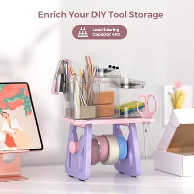 MUNBYN Label Holder for Rolls and Fanfold Labels, Thermal Sticker Holder for Desktop Thermal Printer, Accessory Supplies for Home, Office, Small Business - Image 6