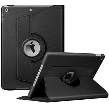 Fintie Rotating Case for iPad 9th Generation (2021) / 8th Generation (2020) / 7th Gen (2019) 10.2 Inch - 360 Degree Rotating Stand Cover with Pencil Holder, Auto Wake Sleep, Black - Image 1