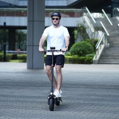 iScooter iX3 Electric Scooter,10" Off Road Pneumatic Tires,800W Motor E-Scooter Up to 25 Miles Range, Top Speed 25MPH, Adjustable Handlebar Height, Folding Commuting Escooter for Adults - Image 9