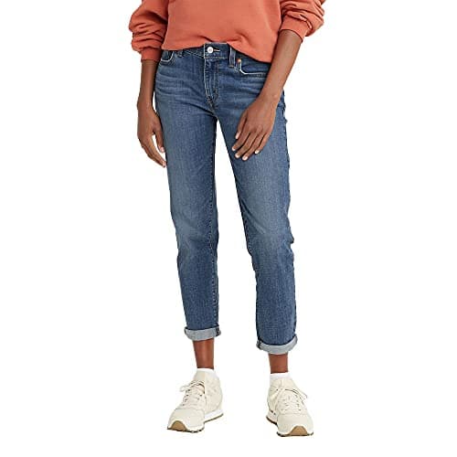 Levi's Womens New Boyfriend (Also Available In Plus) Jeans, Lapis Gem, 30 Regular US - Image 1