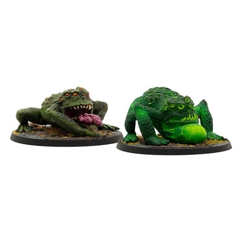 Modiphius Entertainment: Fallout: Miniatures - Creatures - Radtoads - 2 Resin Figures, Unpainted & Unassembled, RPG, Wilds of Appalachia, Licensed - Image 1